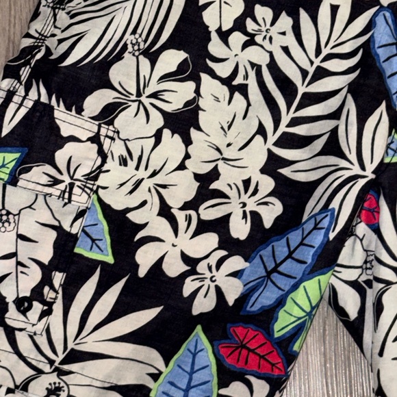 Tommy Bahama Black Floral Swim Shorts - Picture 3 of 5
